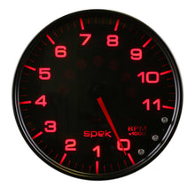 Load image into Gallery viewer, AutoMeter P23952 GAUGE, TACHOMETER, 5", 11K RPM, W/SHIFT LIGHT &amp; PEAK MEM, BLACK/SMOKE/BLK, SPEK