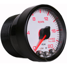 Load image into Gallery viewer, AutoMeter P31012 GAUGE, PYRO. (EGT), 2 1/16", 2000?F, STEPPER MOTOR W/PEAK &amp; WARN, WHT/BLK, SPEK