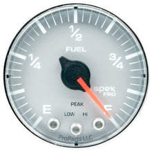 Load image into Gallery viewer, AutoMeter P312218 GAUGE, FUEL LEVEL, 2 1/16", 0-270O PROGRAMMABLE, SLVR/CHRM, SPEK-PRO