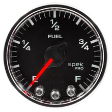 Load image into Gallery viewer, AutoMeter P31231 GAUGE, FUEL LEVEL, 2 1/16", 0-270O PROGRAMMABLE, BLK/CHRM, SPEK-PRO