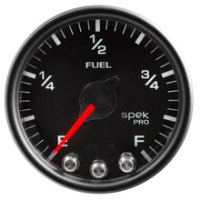 Load image into Gallery viewer, AutoMeter P31232 GAUGE, FUEL LEVEL, 2 1/16", 0-270O PROGRAMMABLE, BLK/BLK, SPEK-PRO