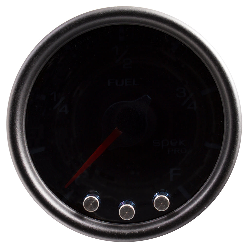 AutoMeter P31252 GAUGE, FUEL LEVEL, 2 1/16", 0-270O PROGRAMMABLE, BLK/SMOKE/BLK, SPEK-PRO