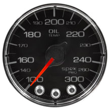 Load image into Gallery viewer, AutoMeter P322318 GAUGE, OIL TEMP, 2 1/16", 300?F, STEPPER MOTOR W/PEAK &amp; WARN, BLK/CHRM, SPEK-PRO