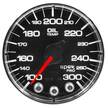 Load image into Gallery viewer, AutoMeter P322318 GAUGE, OIL TEMP, 2 1/16", 300?F, STEPPER MOTOR W/PEAK &amp; WARN, BLK/CHRM, SPEK-PRO