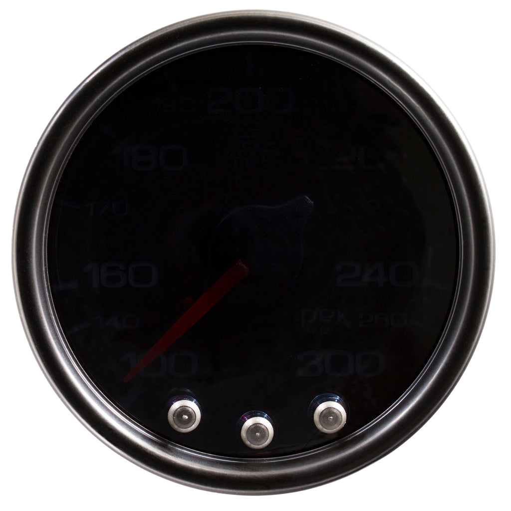 AutoMeter P32252 GAUGE, OIL TEMP, 2 1/16", 300?F, STEPPER MOTOR W/PEAK & WARN, BLK/SMKE/BLK, SPEK