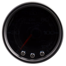 Load image into Gallery viewer, AutoMeter P32552 GAUGE, OIL PRESS, 2 1/16", 120PSI, STEPPER MOTOR W/PK &amp; WRN, BLK/SMKE/BLK, SPEK