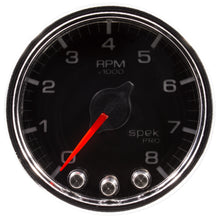 Load image into Gallery viewer, AutoMeter P33431 GAUGE, TACH, 2 1/16", 8K RPM, W/ SHIFT LIGHT &amp; PEAK MEM, BLK/CHRM, SPEK-PRO