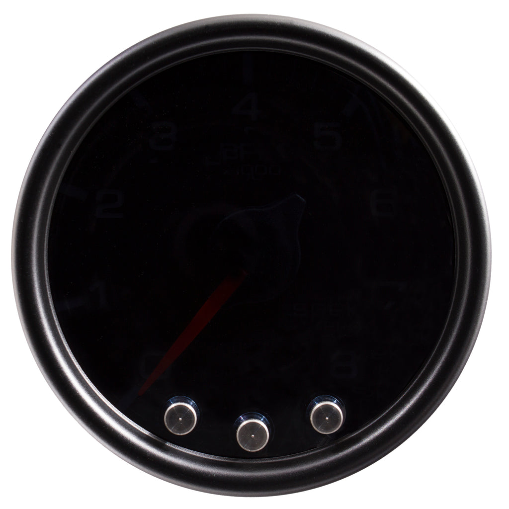 AutoMeter P33452 GAUGE, TACH, 2 1/16", 8K RPM, W/ SHIFT LIGHT & PEAK MEM, BLK/SMOKE/BLK, SPEK-PRO