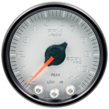 Load image into Gallery viewer, AutoMeter P33622 GAUGE, TACH, 2 1/16", 11K RPM, W/ SHIFT LIGHT &amp; PEAK MEM, SLVR/BLK, SPEK-PRO