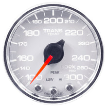 Load image into Gallery viewer, AutoMeter P34211 GAUGE, TRANS TEMP, 2 1/16", 300?F, STEPPER MOTOR W/PK &amp; WRN, WHT/CHRM, SPEK-PRO