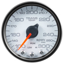 Load image into Gallery viewer, AutoMeter P34212 GAUGE, TRANS TEMP, 2 1/16", 300?F, STEPPER MOTOR W/PEAK &amp; WRN, WHT/BLK, SPEK-PRO