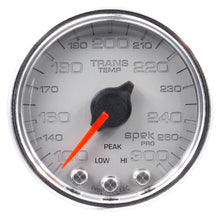 Load image into Gallery viewer, AutoMeter P34221 GAUGE, TRANS TEMP, 2 1/16", 300?F, STEPPER MOTOR W/PK &amp; WRN, SLVR/CHRM, SPEK-PRO