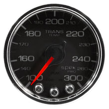 Load image into Gallery viewer, AutoMeter P34231 GAUGE, TRANS TEMP, 2 1/16", 300?F, STEPPER MOTOR W/PK &amp; WRN, BLK/CHRM, SPEK-PRO