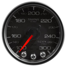 Load image into Gallery viewer, AutoMeter P34232 GAUGE, TRANS TEMP, 2 1/16", 300?F, STEPPER MOTOR W/PEAK &amp; WRN, BLK/BLK, SPEK-PRO