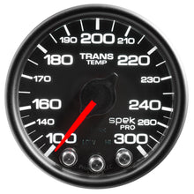 Load image into Gallery viewer, AutoMeter P34232 GAUGE, TRANS TEMP, 2 1/16", 300?F, STEPPER MOTOR W/PEAK &amp; WRN, BLK/BLK, SPEK-PRO