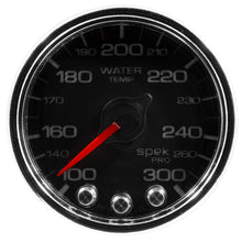 Load image into Gallery viewer, AutoMeter P34631 GAUGE, WATER TEMP, 2 1/16", 300?F, STEPPER MOTOR W/PEAK &amp; WARN, BLK/CHRM, SPEK