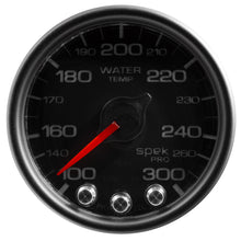 Load image into Gallery viewer, AutoMeter P34632 GAUGE, WATER TEMP, 2 1/16", 300?F, STEPPER MOTOR W/PEAK &amp; WARN, BLK/BLK, SPEK