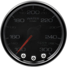 Load image into Gallery viewer, AutoMeter P34652 GAUGE, WATER TEMP, 2 1/16", 300?F, STEPPER MOTOR W/PK &amp; WARN, BLK/SMKE/BLK, SPEK