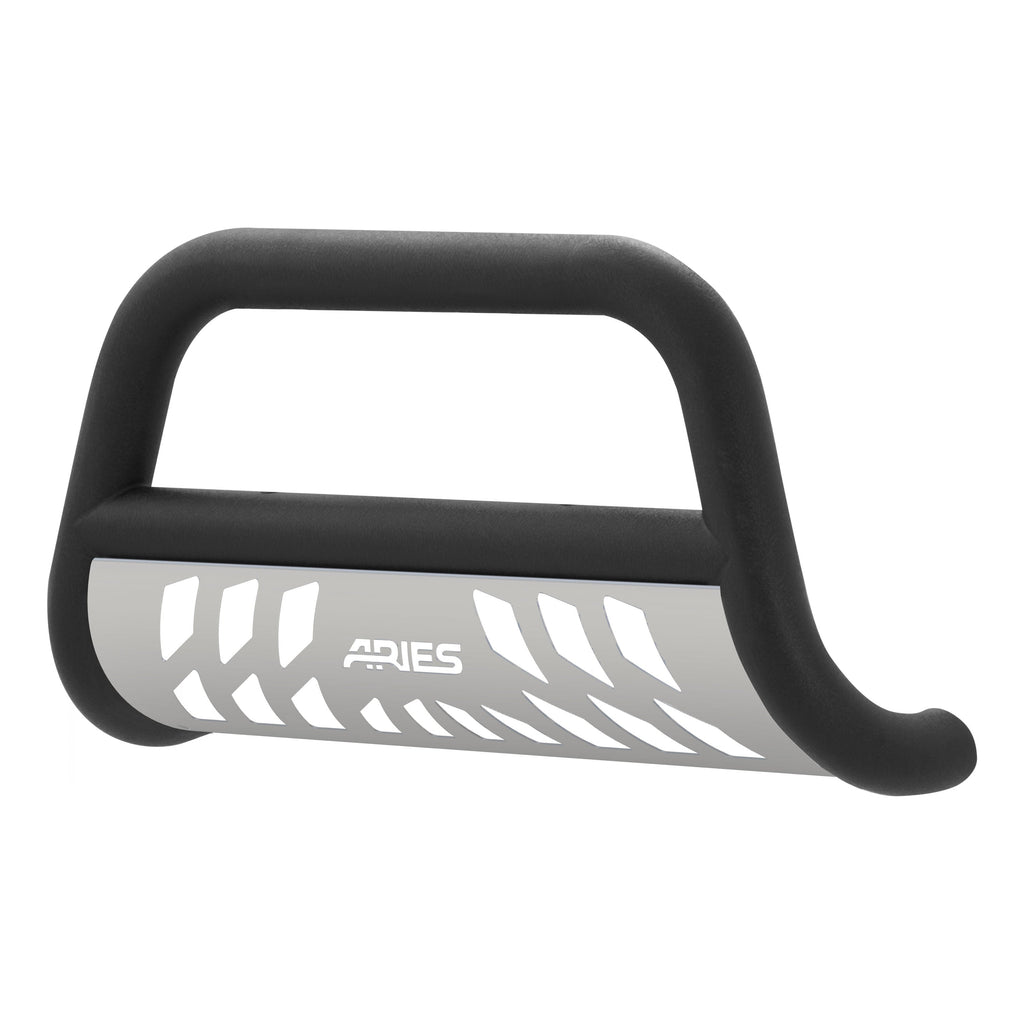 ARIES P35-4006 Pro Series 3in. Black Steel Bull Bar; Select Silverado; Sierra 2500; 3500 HD - Truck Part Superstore