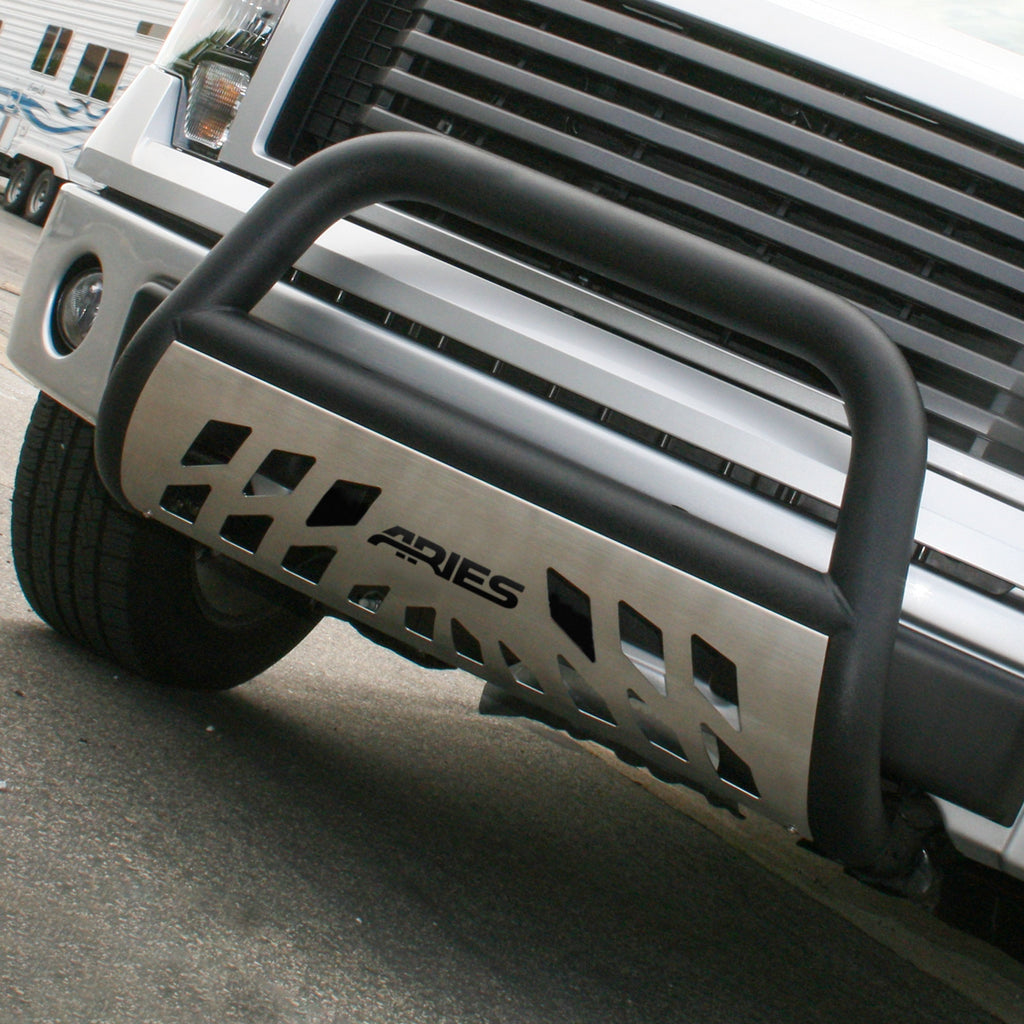ARIES P35-9004 Pro Series 3in. Black Steel Bull Bar; Select Nissan NV; Titan XD - Truck Part Superstore