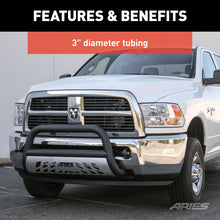 Load image into Gallery viewer, ARIES P35-9004 Pro Series 3in. Black Steel Bull Bar; Select Nissan NV; Titan XD - Truck Part Superstore