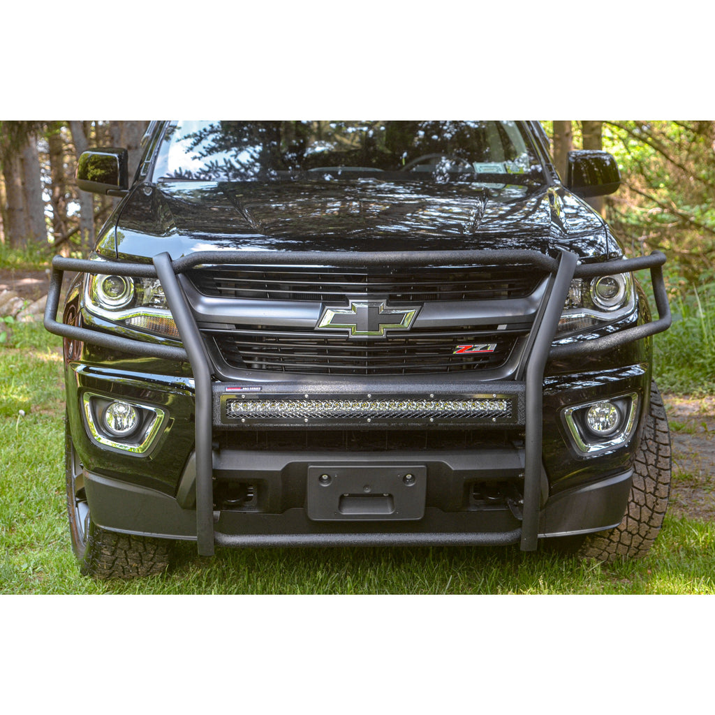 ARIES P4088 Pro Series Black Steel Grille Guard, Select Chevrolet Colorado, GMC Canyon for Select Chevrolet Colorado