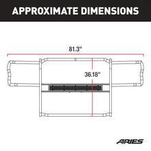 Load image into Gallery viewer, ARIES P4091 Pro Series Black Steel Grille Guard, Select Chevrolet Silverado 1500 for Select Chevrolet Silverado 1500