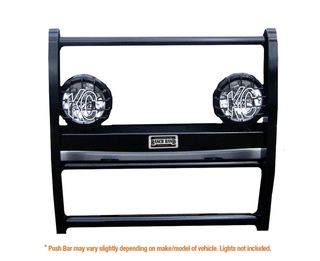Ranch Hand PBD101BL1 Push Bar; Retains Factory Tow Hook; - Truck Part Superstore