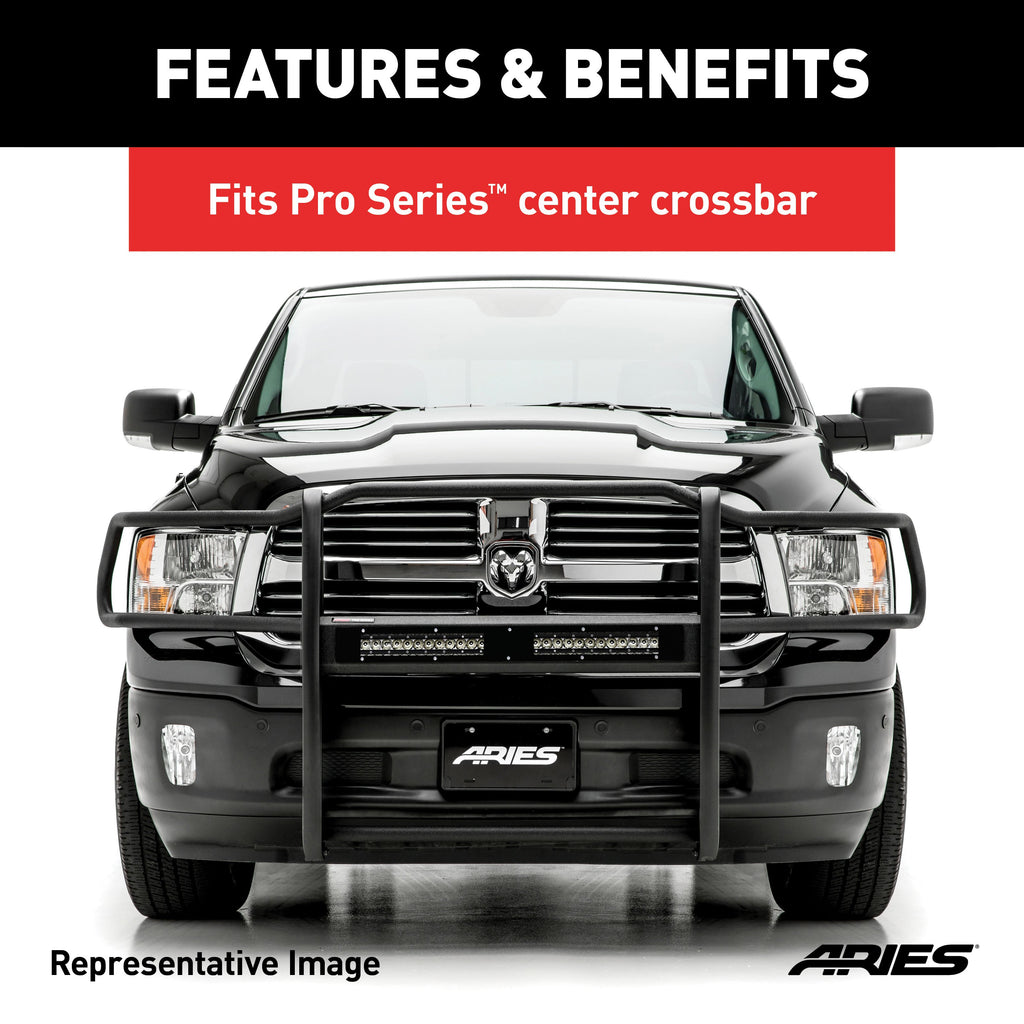 ARIES PC10OB Pro Series 30-Inch Black Steel Light Bar Cover Plate