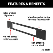 Load image into Gallery viewer, ARIES PC20OB Pro Series 30-Inch Black Steel Light Bar Cover Plate