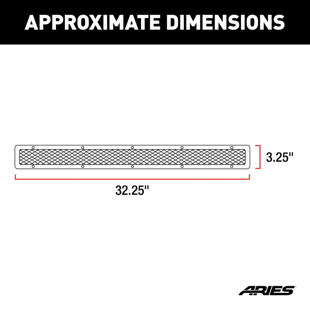 ARIES PC30MS Pro Series 30-Inch Polished Stainless Light Bar Cover Plate