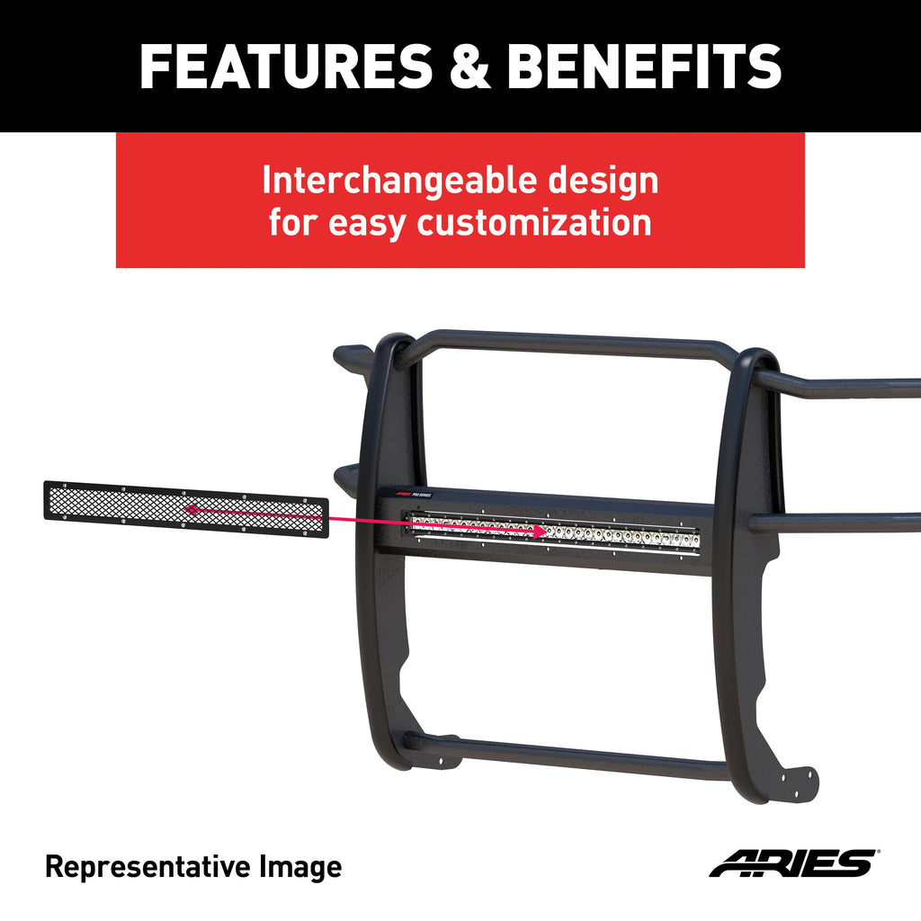 ARIES PC30OS Pro Series 30-Inch Brushed Stainless Light Bar Cover Plate