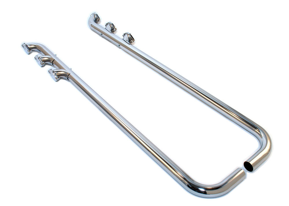 PATRIOT EXHAUST H1284 Lake Pipes - 3 Outlets  80in Long