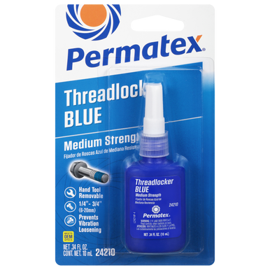 Permatex 24210 Blue Medium Strength 242 Threadlocker - 10mL