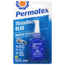 Load image into Gallery viewer, Permatex 24210 Blue Medium Strength 242 Threadlocker - 10mL