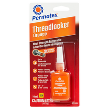 Load image into Gallery viewer, Permatex 25209 Orange High Strength Removable Threadlocker -10mL
