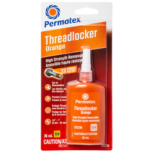 Load image into Gallery viewer, Permatex 25236 Orange High Strength Removable Threadlocker - 36mL