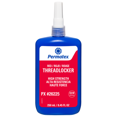 Permatex 26225 Red High Strength 262 Threadlocker - 250mL