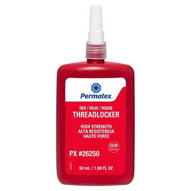 Permatex 26250 Red High Strength 262 Threadlocker - 50mL