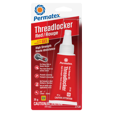 Permatex 27135 Red GEL High Strength 271 Threadlocker - 35g