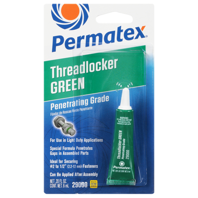 Permatex 29000 Green Penetrating 290 Threadlocker - 6mL