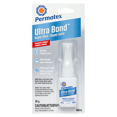 Permatex 49512 Ultra Bond 495 Super Glue - 28g