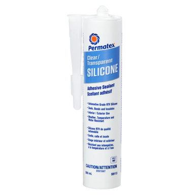 Permatex 59113 Clear RTV Silicone Sealant 66C - 300mL