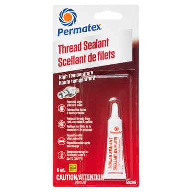 Permatex 59206 High Temperature 592 Thread Sealant - 6mL