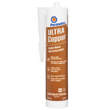 Permatex 59713 Ultra Copper High Temperature Gasket Maker 101C - 300mL