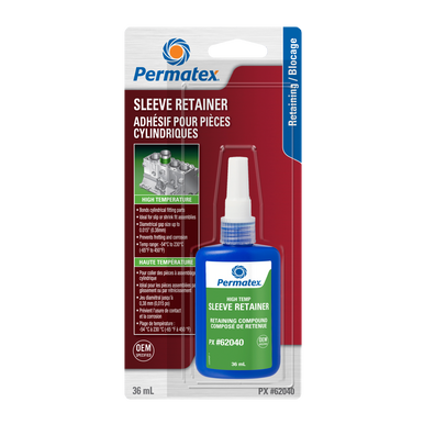 Permatex 62040 Maximum Temperature 620 Sleeve Retainer - 36mL