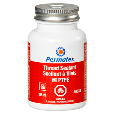 Permatex 80634 Thread Sealant 14H with PTFE - 118mL