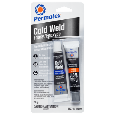 Permatex 81374 Cold Weld Steel Reinforced Epoxy - 2x28g