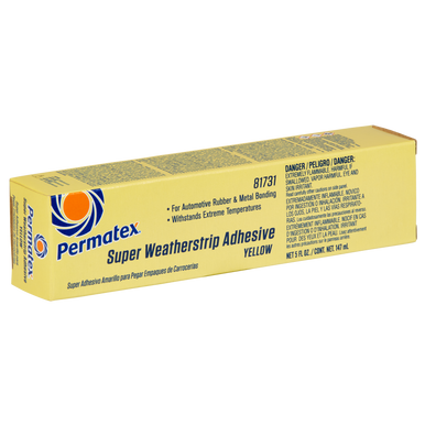 Permatex 81731 Super Weatherstrip Adhesive Yellow - 147mL