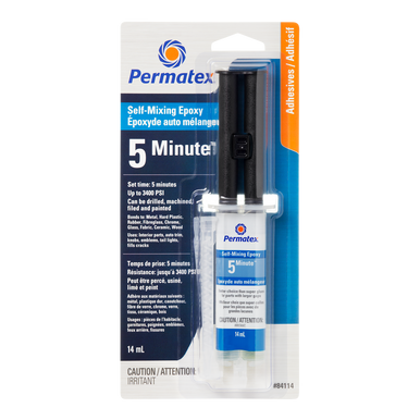Permatex 84114 5 Minute Self-Mixing Epoxy Syringe - 14mL